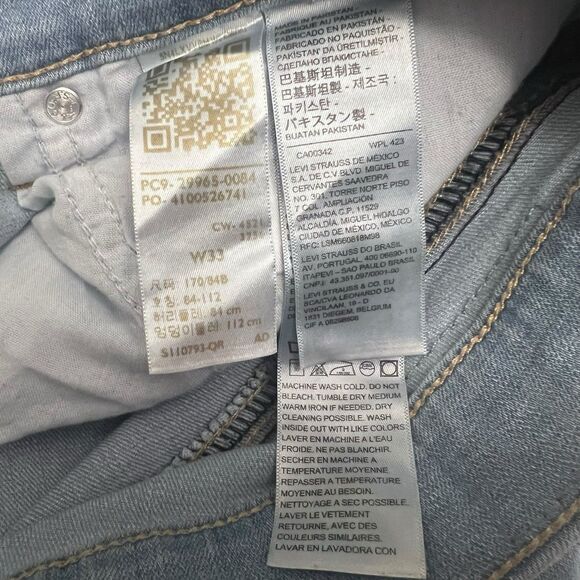 Levi's Womens 33 Denim Shorts - Picture 4 of 7